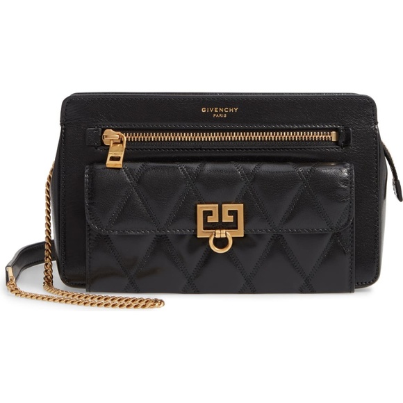 Givenchy Handbags - SOLD Givenchy Diamond Quilted Pocket Crossbody Bag